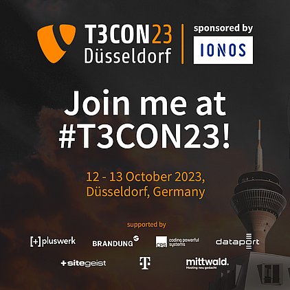 T3CON23 Feed Post reading: "Join me at #T3CON23!"